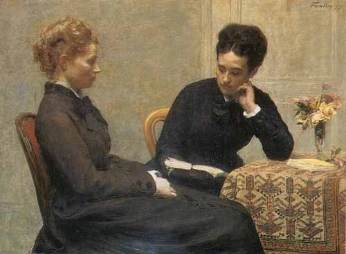 Henri Fantin-Latour The Reading